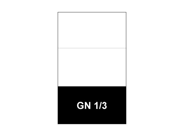 PLUSS GN1/3-150 gastrobakk rustfri 5,8 liter